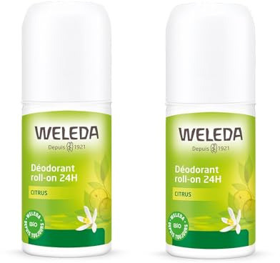 WELEDA Duo Roll on 24H deodorant Citrus - 2 x 50 ml