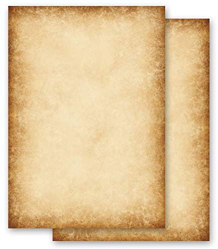 Briefpapier Antik & History RUSTIKAL - DIN A5 Format 50 Blatt - Paper-Media