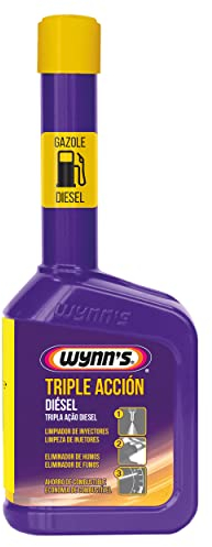 Wynn's Triple Acción Diésel – Limpieza Profunda del Motor – Reducción de Emisiones – Optimización del Consumo y Protección del Sistema de Combustión – 325 ml