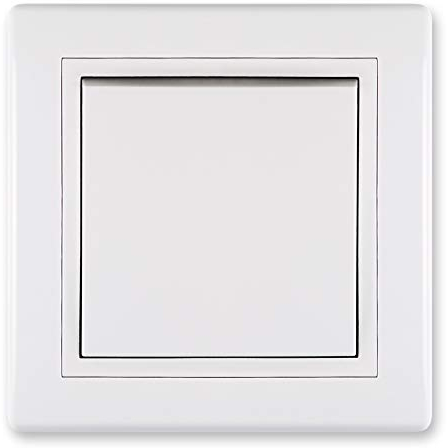 ALING-CONEL Wechselschalter 10AX/250V~ inkl.Rahmen (komplett) Weiß (RAL 9003)