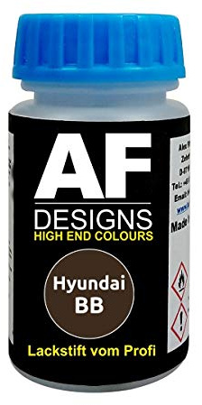 Alex Flittner Designs Lackstift für Hyundai BB Cool Brown Metallic | Lackstift geeignet für Farbcode: BB und Farbname: Cool Brown Metallic