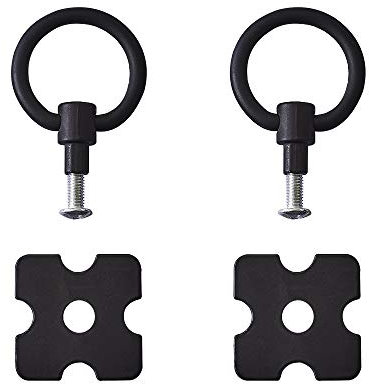 Panana Corona Replacement Furniture Fittings Black Metal Pull Handles/Hinges/Pins Studs for Cabinets Wardrobe Drawer (4PCS)