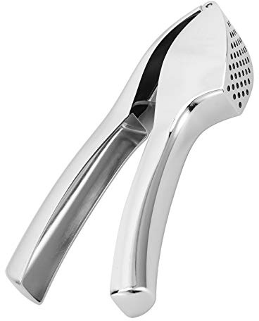 Knoblauchpresse Edelstahl, Obstpresse Garlic Press Garlic Twister, Einfaches Quetschwerkzeug Zubehör