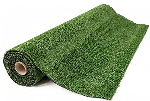 Gutta Prato London - Erba sintetica per esterno 7mm – Colore Verde – Tappeto Erba Sintetica - Erba Finta (Rotolo 1X5 metri)