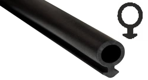 SN-TEC Fensterdichtung/Renovierungsdichtung/Schlauchdichtung SD 5171 für 1,5 bis 3,7mm Nut z.B. für Kömmerling Fenster, Farbe: Schwarz (25 Meter)