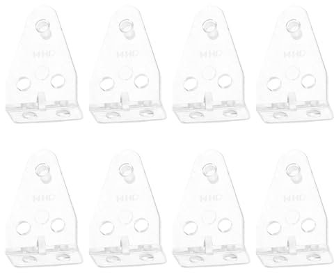 Zerodeko 40 Pezzi Ganci per Tende Veneziane in Plastico per Porte e Finestre, Supporti Resistenti per Fissaggio Sicuro e Protezione delle Tende in Casa e Ufficio