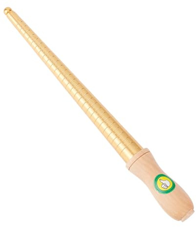 UNICRAFTALE 1 pz Strumento di Misurazione per Dimensionamento Anelli USA Misure 1-13 Mandrino per Anello in Ottone Aste per Mandrino per Dimensionamento Anelli per Misurazioni Accurate con Manico