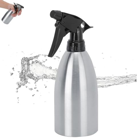 Mehrzweck-Sprühflasche, Edelstahl-Speiseöl-Sprühflasche, Sprühflaschemit einstellbarer Düse, geeignet für Küche, Gartenarbeit und Grillpartys im Freien.