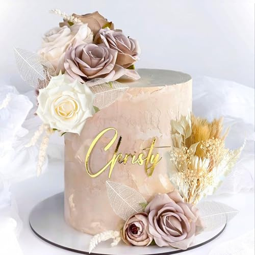 JeVenis Boho Tortenaufleger Boho Torte Blumen Tortendekorationen