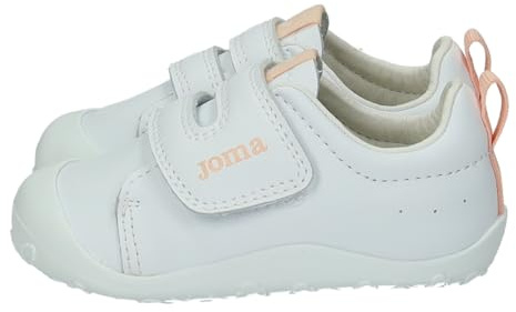 Joma TEDYBS2529V Zapatillas de niños Teddy Baby, Color Blanco y Rosa, Calzado Respetuoso con Plantilla Antibacterial NIÑA Zapatillas
