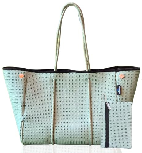 SACKTORLEX Sac de Plage imperméable+pouchette incluse - beach bag, Sac Plage Pliable et Léger, é, Parfait pour Piscine, Shopping, Voyage, Vacances, Gym sac de sport