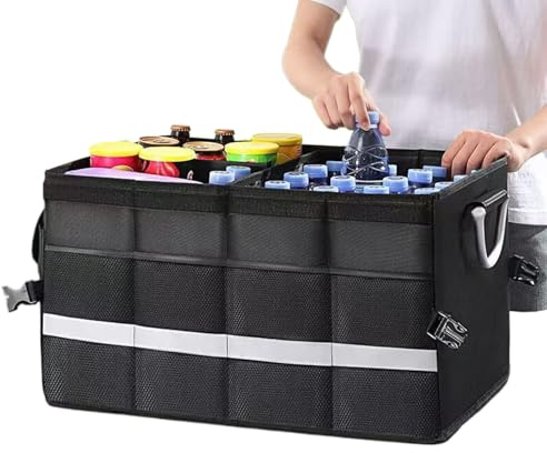 Générique Organisateur De Coffre Boîte De Rangement Pliable
