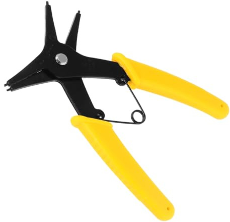 SEWOART Pince Circlip Double Usage Acier Outil Installation et Retrait de Ressorts pour Anneaux de Sécurité Internes et Externes Résistante et Facile à Utiliser