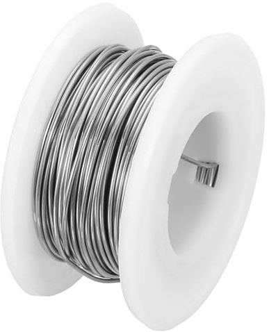 QUARKZMAN Cable Resistivo De Calefacción De 33 Pies, Alambre De 0.65mm Calibre 22 Cable De Elemento Calefactor De Nicromo Para Electrodomésticos Materiales De Resistencia