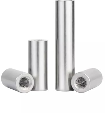 Gewindestift GB120 304 Edelstahl-Doppelkopf-Innengewinde-Zylinderstift mit Lochstiften zur Positionierung des Kupplungsmutterbolzens Zur Reparatur(OD5xM3 (5Pcs),65mm)