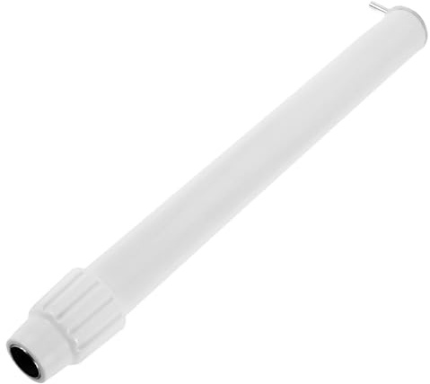 PACKOVE Varilla de Soporte para Ventilador Eléctrico de Pie, Tubo de Elevación de Hierro Blanco Altura Ajustable para Ventiladores de Escritorio y Suelo