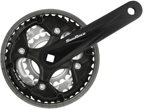 SUNRACE fcm500 Kettenradgarnitur, grau, Einheitsgröße