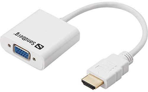 Sandberg 508-69 Convertitore VGA, HDMI e DVI, Bianco