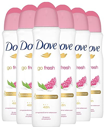 Dove Go Fresh Granatapfel Spray, 6er-Pack