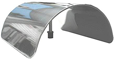 Connex Pfostenkappen Niro gewölbt - 90 x 90 mm - chromfarbig - gewölbt - mit Einschlagstift - Edelstahl rostfrei / Pfostenabdeckung / Abdeckkappe / HV4329