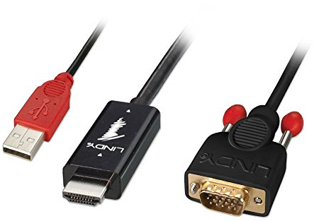 LINDY Câble Adaptateur HDMI vers VGA, 2m