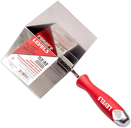 Inside Corner Knife, 6.5x11.5 - LEVEL5 | Pro-Grade | Metal Hammer End | Drywall Gyprock Plasterboard Sheetrock | 5-312