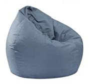 BriskyM Waterproof Bean Bag Large Storage Bean Bag Oxford Cover Soft Indoor & Outdoor Zipper Beanbag Chair Cover No Filling Great for Gaming chair and Garden Chair (Grey, 60x65cm)