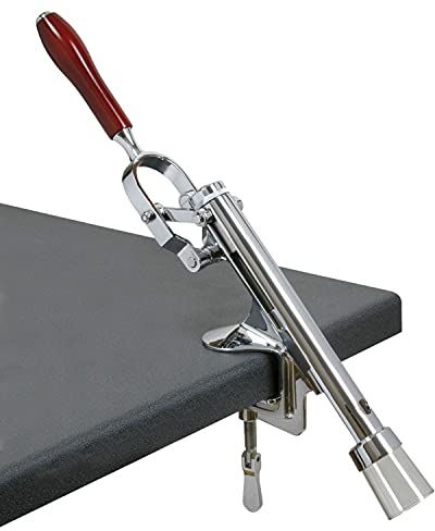 Bottle Master - WEINFLASCHENENTKORKER - Korkenzieher aus Stahl - Silber - Für Gastronomie und Privatgebrauch - Spindel austauschbar