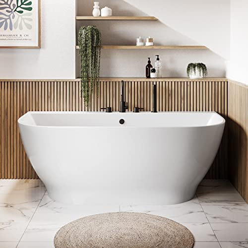 Freestanding Double Ended Back to Wall Bath 1650 x 780mm - Manilla