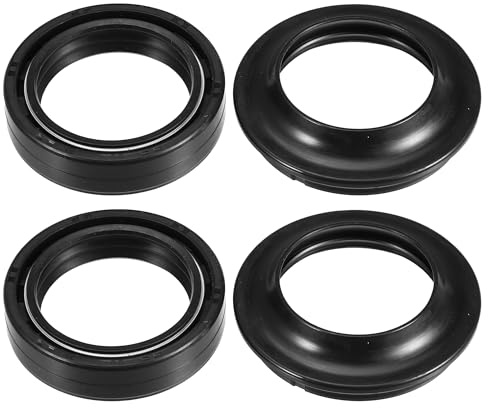 QUARKZMAN Joint D'Huile Amortisseur Fourche Avant Pour BMW R850 2 Pcs | Caoutchouc Nitrile, Noir, 35mmx11mm, Anti-Poussière 13x54mm, Anti-Fuite, Résistant Huile, Moto Avant