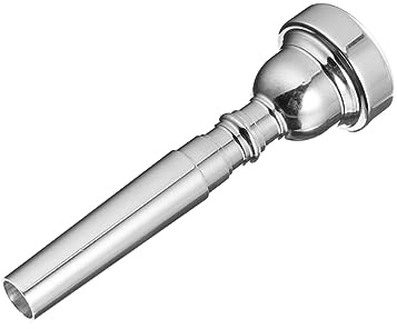 TOYANDONA Trompetenmundstück Größe 5c aus Metall in Silber Instrumentenzubehör für Blechblasinstrumente Geeignet für Familienfeiern und Outdoor Abende