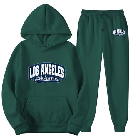 Tuta Ginnastica Uomo Felpa Con Cappuccio Con Stampa Di Lettere Di Personalità Da Uomo Autunno E Inverno Felpa Ampia Set Sportivo Casual Alla Moda Felpata