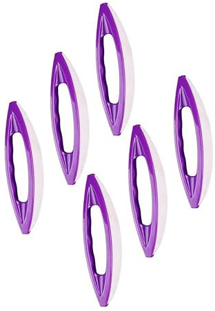 Didiseaon 6pcs Nail Art Brush Polishing Brush for Nail Art Tool for Manicure Men and Purple