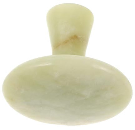IWOWHERO Massagestein Pilz Gesichtsmassagegerät Gua Sha Stein Hautpflege Tool Muskelmassagegerät Nackenmassagegerät Gua Sha Schabmassagegerät Gesichtsöl Versorgung Für Home Spa