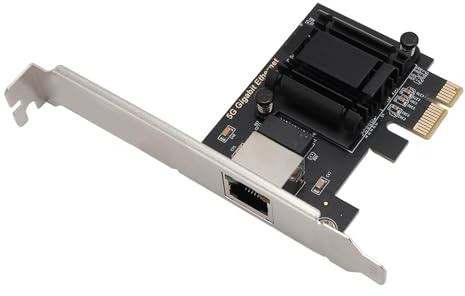 PCIe-Netzwerkkarte 5 Gbit/s, RJ45-Netzwerkkartenadapter PCIe X1 3.1, Kompatibel mit 10 11, Linux