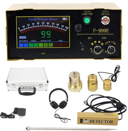 F-999E Detector Fugas Agua Tuberías Calefacción Por Suelo Radiante Detector Sonido Alta Precisión Para Escuchar Fugas Agua En Tuberías,Profundidad Detección 2 Metros