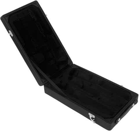 HANABASS Leather Oboe Storage Box Portable Carrying Case Organizer for Art Storage