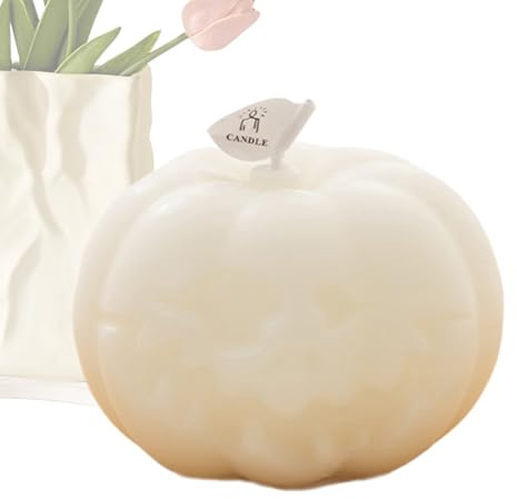 Decoración de Otoño con Velas | Velas Calabaza Halloween - Centro De Mesa Con Velitas Aromáticas Para Decoración De Otoño Fiestas En Casa Cocina Dormitorio Comedor Estilo Rústico
