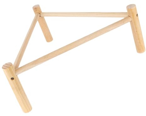 Cnrfeoap Papageien-Plattform aus Naturholz, Vogel-Spielplatz, Sitzstangen, hängendes Käfig-Zubehör für Haustiere, Vögel, Spielplätze und Nistungen, schwere Hühner-Wurstung
