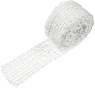 MOLUCKFU Rete Elastica da Cucina in Cotone per Carne e Salumi, Spago da Macellaio per Prosciutto e Salsiccia, Accessorio per Avvolgere e Cuocere in Sicurezza