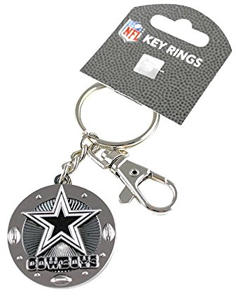 aminco NFL Schlüsselanhänger Dallas Cowboys, silberfarben