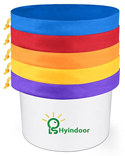 Hyindoor Bubble Bags 4L 1 Gallonen 5 Bags Bubble Hash Bag Ice-O-Lator Krautig EIS Essenz Extractor Kit mit Presssieb und Tragetasche für Kräuterextraktion und Produktion von Hasch durch Eisextraktion