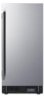 Summit Appliance 2.45 CU. FT. Frost Free Upright Commercial Freezer in Stainless Steel