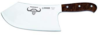 Giesser Qualitätsmesser Küchenmesser Metzgermesser Beil Butcher No. 1 Premiumcut - 22 cm Klingenlänge (Tree of Life)