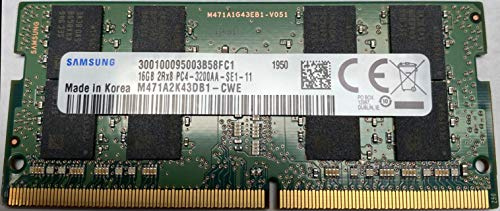 16GB DDR4 3200MHz PC4-25600 1,2V 2Rx8 260-Pin SODIMM Laptop Arbeitsspeicher RAM Module M471A2K43DB1-CWE