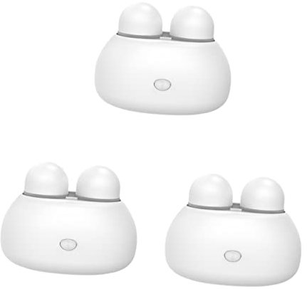 Healeved 3pcs Portable Contacts Lens Cleaner Electric Contacts Lens Cleaning Machine for Cleaning Case Automatic Clean Machine Tool Use at Home Travel White Cleaner