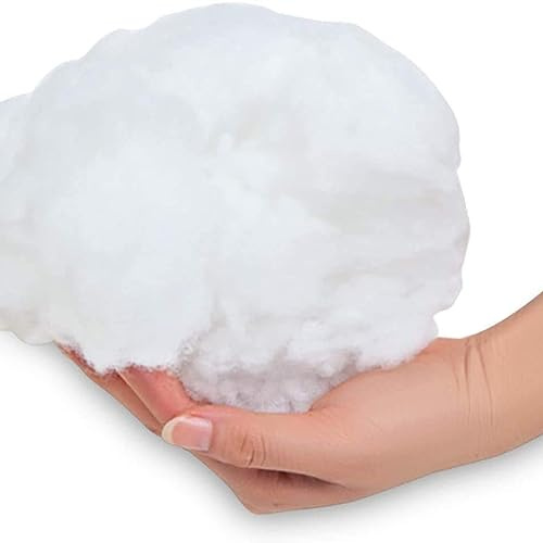 Velvet Stitch Toy Filling for Cushions Filling Toy Stuffing 100% Polyester Hollow Fibre, White Stuffing for Pillows, Toys, Teddy Bear (1 KG)