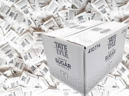 T&L White Sugar Sachets 2.5kg (1000s) - Premium Sugar Packets for Sweetening Convenience