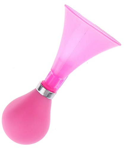 Fahrradhupe, Diebstahlschutzglocke, Silikon, Anti-Drop-Gerät, Fahrrad-Quetschhupe, Spielzeug, Sirene, Geschenk (Größe: Pink)