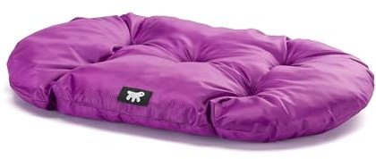 Ferplast Cojín para Perros pequeños Tejido Resistente a los arañazos Lavable a máquina a 30° Alfombrilla Impermeable para Perros 43 x 30 x 3 cm. Viola